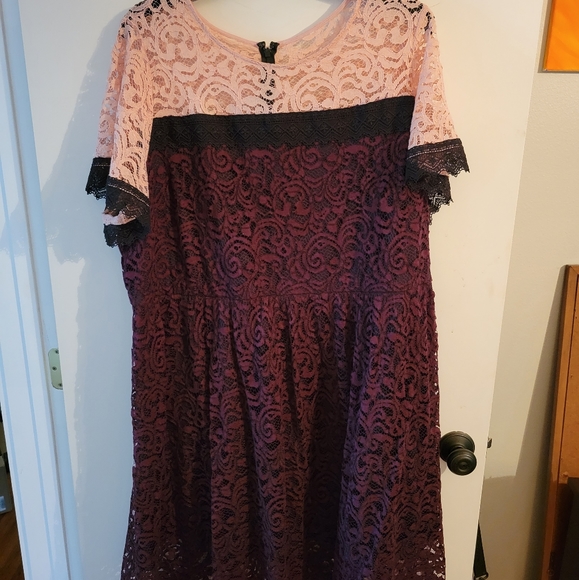 Lane Bryant size 24 Lace Dress - Picture 1 of 5